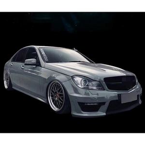 Accessoires de pare-chocs de voiture noirs de haute qualité, kit carrosserie pour Mercedes-Benz W204, accessoires de pare-chocs de voiture noirs de haute qualité - Product Image 3
