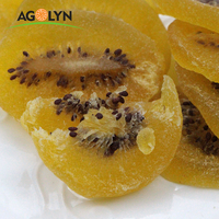 Jumbo Ronde Gedroogde Gele Kiwi Zoete Gezonde Snack Natuurlijk Gedroogd Fruit Koel Droog Opbergen Bulkverpakking