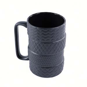 Taza de Café Promocional con Diseño de Neumático 3D, Taza de Cerámica Duradera, Reutilizable, para Viajes, Sublimable, Atractiva y Personalizada - Product Image 2