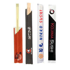 Palillos Desechables de Bambú Ecológicos al por Mayor con Empaque Personalizado, Palillos para <span class=keywords><strong>Sushi</strong></span> con Diseño Dual Tensoge, Tradicionales para Fiestas - Product Image 4