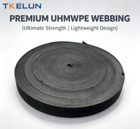 Sangle en UHMWPE de 50 mm, haute résistance, résistante aux coupures, sangle de fixation robuste pour la sécurisation des marchandises et le transport