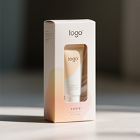 Scatola in Cartone per Cosmetici con Inserto in Spugna, Stampa a Rilievo per Prodotti Skincare, Crema Viso, Detergente Viso, Rossetto