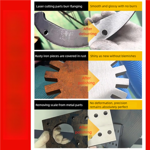 เครื่องขัดโลหะบนพื้นผิวอัตโนมัติ800เครื่องขัดโลหะคาร์บอนกำจัดสนิมเครื่องเจียรแปรงฟัน7.5kW มอเตอร์ - Product Image 6