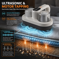 Aspirateur anti-acariens sans fil pour la maison, aspirateur pour lit, forte aspiration, double bac à poussière, aspirateur anti-acariens haute puissance