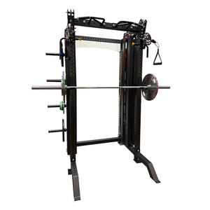 Estación de Entrenamiento Funcional Versátil para Gimnasio en Casa, Sistema de Poleas Dobles Ajustable, para Sentadillas y Press de Banca - Product Image 5
