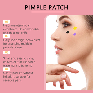 แผ่นแปะสิวไฮโดรคอลลอยด์แบบใส กันน้ำ สำหรับผิวแพ้ง่าย ผสมทีทรีออยล์ (ฉลากสินค้าสั่งทำ) - Product Image 3