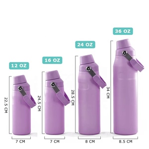 กระติกน้ำสแตนเลสแบบสุญญากาศขนาดใหม่ 12 ออนซ์ 16 ออนซ์ 24 ออนซ์ 36 ออนซ์ พร้อมหูหิ้ว สำหรับเดินทางและตั้งแคมป์ - Product Image 2