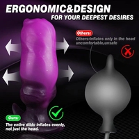 Modèle Noneoem GS271, jouet pour hommes débutants et avancés, extra doux, grand plug anal en silicone imperméable IPX5, masseur de prostate
