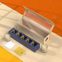 Nouvelle conception 2026 : Coffret cadeau cosmétique de luxe avec fermeture magnétique, logo personnalisé, ensemble d'emballage pour bougies et soins de la peau, boîtes rigides en papier