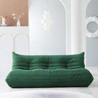 ATUNUS Nordic Lazy Modern Leisure Relax Boucle Fabric Modular Ottoman Corner Living Room Lazy Couch Sofa Chair Set