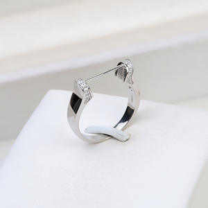 Anillo de Plata S925 con Múltiples Piedras y Perla Pasante, Accesorios de Bricolaje para Mujer, 202 Soportes Vacíos para Incrustaciones, Componentes para Joyería - Product Image 1