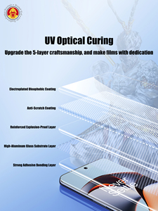 Protecteur d'écran de téléphone en verre trempé Monkey King à colle UV Accessoires de téléphone pour téléphones incurvés INFINIX TECNO Samsung - Product Image 4