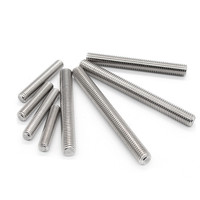 304 Stainless Steel Full Threaded Rod Screw Stud Headless Bolt M3 M4 M5 M6 M8 Black Zinc Finish Metric System