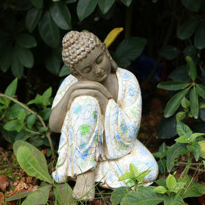 Statua di Buddha per Giardino Zen, Ornamento Paesaggistico, Decorazione Artistica, Scultura, Arredamento Estetico, Regalo Aziendale - Product Image 1