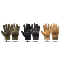 Gants d'hiver QXMOVING pour moto, vélo, cyclisme, hommes, protection des doigts, tactiques, extérieur, gym, doigts entiers, avec écran tactile