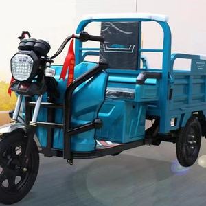 Tricycle électrique à pédales, camionnette électrique, remorque de <span class=keywords><strong>taxi</strong></span>-pedicab, camionnette électrique à plateau, 650W, pas cher - Product Image 1