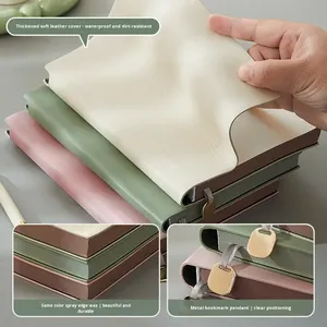 Custom Notebook <strong>A5</strong> Business Office Leather Binding This Soft Book Can Print logo Processing Customized <strong>Notepad</strong> for Gift - Product Image 3