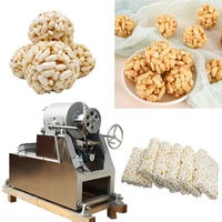 Ligne de production automatique de boulettes de riz soufflé, équipement industriel de transformation de céréales pour la fabrication de boulettes de riz soufflé croustillantes