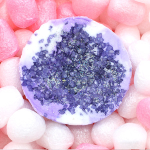 OEM Cristaux d'aromathérapie Geode Fizzies aux sels marins nourrissants Lavande Eucalyptus Menthe & Agrumes Cadeaux SPA Relaxation pour femmes - Product Image 4