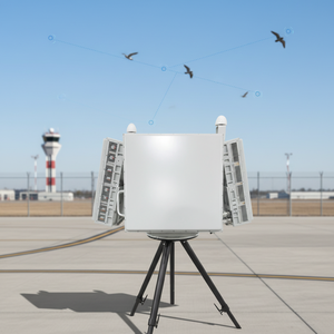 X-Band AESA 3D laagvlucht drone detectieradar met 500-doelwit tracking (vierzijdige array) CNC-gefreesde draad-EDM - Product Image 2
