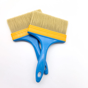 산업 학년 6 인치 페인트 브러쉬 합성 필라멘트 벽 커버리지 도매 폼 강모 폴리에스터 벽 페인트 PP 핸들 - Product Image 2