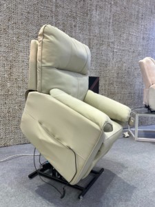 Sillón reclinable eléctrico de alta calidad para el hogar, de cuero, con función de masaje y calefacción, para personas mayores, color marrón, tipo sillón de masaje para salón. - Product Image 6