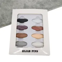 Hijab Pins for Muslim Scarf, Plastic Head Safety Pins