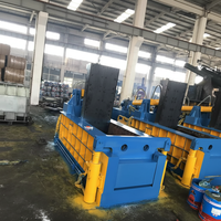 OCEAN Super Qualité Compacteur Horizontal de Déchets Métalliques en Alliage d'Aluminium, Presse à Balles, Pompe à Moteur, Équipement de Recyclage Manuel 7.5kW Haute Puissance