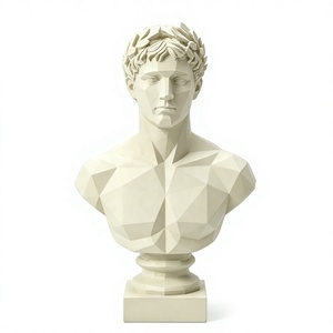 Escultura de Busto de <span class=keywords><strong>Apolo</strong></span> Geométrica Personalizada al por Mayor, Estatua Abstracta de <span class=keywords><strong>Dios</strong></span> <span class=keywords><strong>Griego</strong></span> en Poliresina para Decoración de Arte en el Hogar u Oficina - Product Image 1