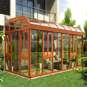 Sunroom 유리 정원 블록 폴리 카보네이트 돔 창고 sunrooms 스탠드 혼자 장식 유리 집