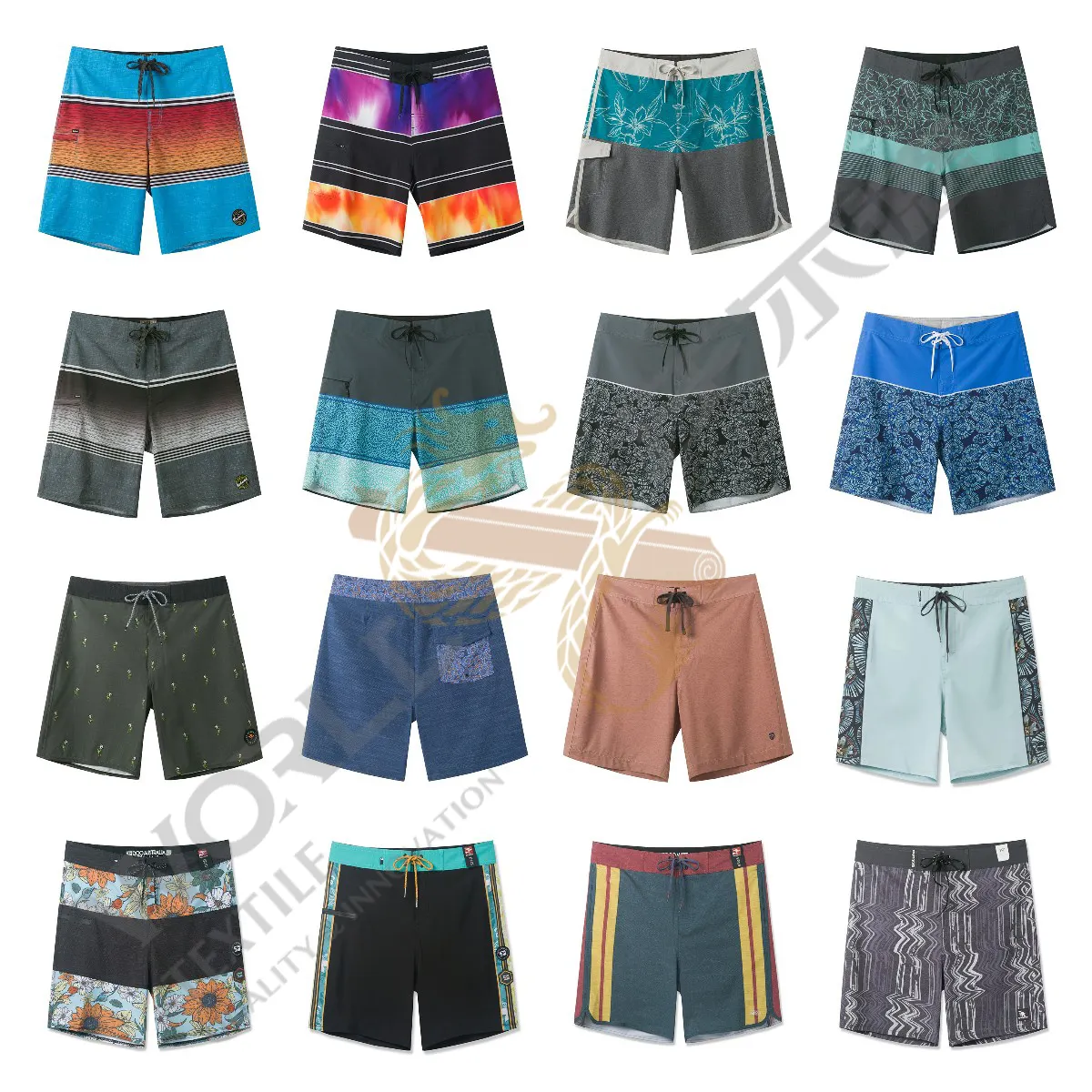 2023 Boardshorts plaj şortu erkek mayoları Vintage Streetwear kurulu şort sıcak şort plaj sörf giyim çevre dostu