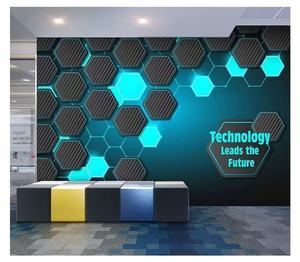 <span class=keywords><strong>Papier</strong></span> <span class=keywords><strong>peint</strong></span> spatial abstrait de qualité supérieure Cubes flottants <span class=keywords><strong>Peinture</strong></span> murale Peel and Stick Installation Étanche pour les hôpitaux et les centres commerciaux - Product Image 1