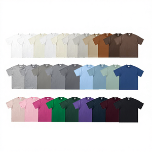 Camiseta SY280 de Algodón 280G, Estilo Vintage, Manga Raglán, Cuello Redondo, Corte Holgado, para Hombre y Mujer, Primavera Verano, Color Sólido - Product Image 5