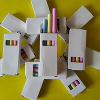 100 craies sans poussière de haute qualité 8*1cm pour trottoir, école, étudiant, enseignant, tableau noir Bonvada Bonvan Chalk01, bureau, vente chaude, 3.5g