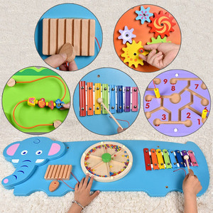 Jeu éducatif Montessori Panneau mural en bois Animaux Jouets muraux pour enfants - Product Image 2