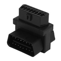 OBDII 16-Pin Type B One-to-Two Extension Cable Plug Adapter for Engine Interface