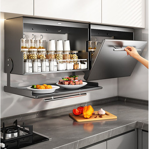 Range-couvercles Mural Pour Cuisine – Eve Lot, 6 Couvercles, Chrome, Grand, Neuf