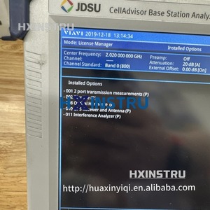 Analyseur de station de base Viavi JDSU JD785B 9kHz-8GHz CellAdvisor utilisé hx1 - Product Image 2