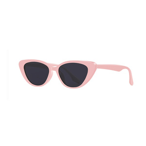 Nouvelles lunettes de soleil œil de chat noires pour femmes, protection UV400, monture PC, style visage fin, tendance mode - Product Image 3