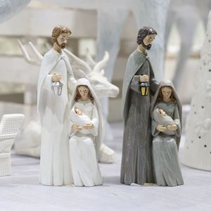 Vente en gros <span class=keywords><strong>de</strong></span> statue <span class=keywords><strong>de</strong></span> <span class=keywords><strong>la</strong></span> <span class=keywords><strong>Sainte</strong></span> Famille sculpture <span class=keywords><strong>de</strong></span> <span class=keywords><strong>la</strong></span> Nativité en résine décoration chrétienne OEM personnalisée pour église maison et cadeau <span class=keywords><strong>de</strong></span> Noël - Product Image 1
