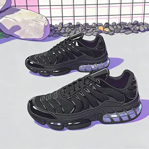Zapatos de Diseñador de Alta Calidad, Zapatillas Deportivas Tn Plus para Hombre, Logotipo Original, Suela de Goma Cómoda, Zapatos Deportivos de Tela de Algodón - Product Image 2