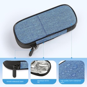 Estuche Refrigerador para Insulina, <span class=keywords><strong>Bolsa</strong></span> de Viaje para Diabéticos <span class=keywords><strong>con</strong></span> Paquete de Hielo Médico, Paquete de <span class=keywords><strong>Gel</strong></span> <span class=keywords><strong>Refrigerante</strong></span> Reutilizable, Organizador Portátil para Viajes <span class=keywords><strong>con</strong></span> Insulina - Product Image 4