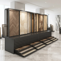 Étagère de présentation à tiroirs coulissants, armoire à échantillons, étagère métallique, unité de présentation sur pied