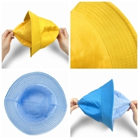 Gorra de Pescador Reversible DDA445, Visera para el Sol, Gorro de Esquí, Bordado, Liso, de Algodón, Personalizable, para las Cuatro Estaciones, para Hombre y Mujer