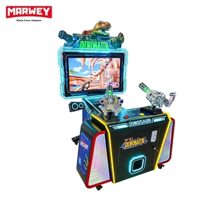 Trong nhà giải trí mô phỏng 2 người chơi bắn máy đồng tiền hoạt động tương tác Arcade Video <span class=keywords><strong>Game</strong></span> Súng Bắn súng máy - Product Image 1