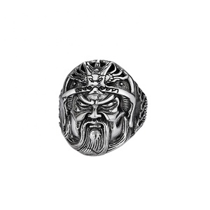 Hiphop Guardian Portrait Finger Ring Protect Biker <span class=keywords><strong>Rings</strong></span> For <span class=keywords><strong>Men</strong></span> And Boys - Product Image 1