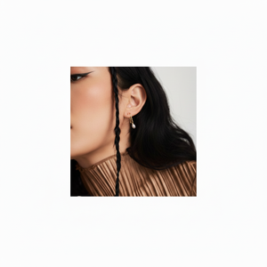 เครื่องประดับเพชรซิคอนทรงแบนแบบฝัง 14K G23 สำหรับเด็ก ลายริมฝีปาก ทำจากโลหะผสม - Product Image 1