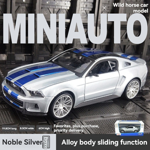 Modèle de <span class=keywords><strong>voiture</strong></span> miniature authentique <span class=keywords><strong>MaiSto</strong></span> en métal 1:24 Ford Mustang, jouet, ornement, décoration, modèle de supercar - Product Image 4