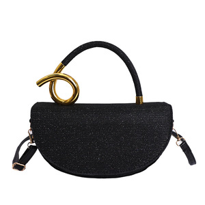 Bolso de Hombro de Lujo Semicircular para Mujer 2026, Elegante Mini Bolso Cruzado, Versátil y con Estilo, Bolso de Mano Individual para Dama - Product Image 5