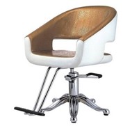 Ensemble de meubles de Salon de coiffure, chaise de style noire avec roue de poulpe